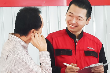 人と話すのが大好き!